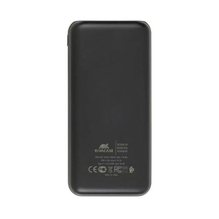 Powerbank Rivacase VA2071 Negro 20000 mAh Powerbank Rivacase VA2071 Negro 20000 mAh