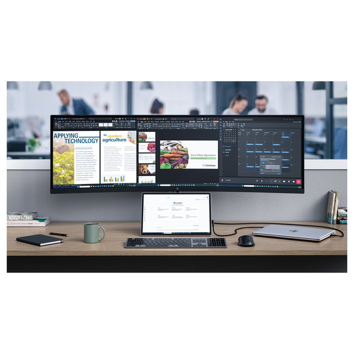 HP Monitor Portátil Series 5 Pro 514pn 14 WQXGA Plata