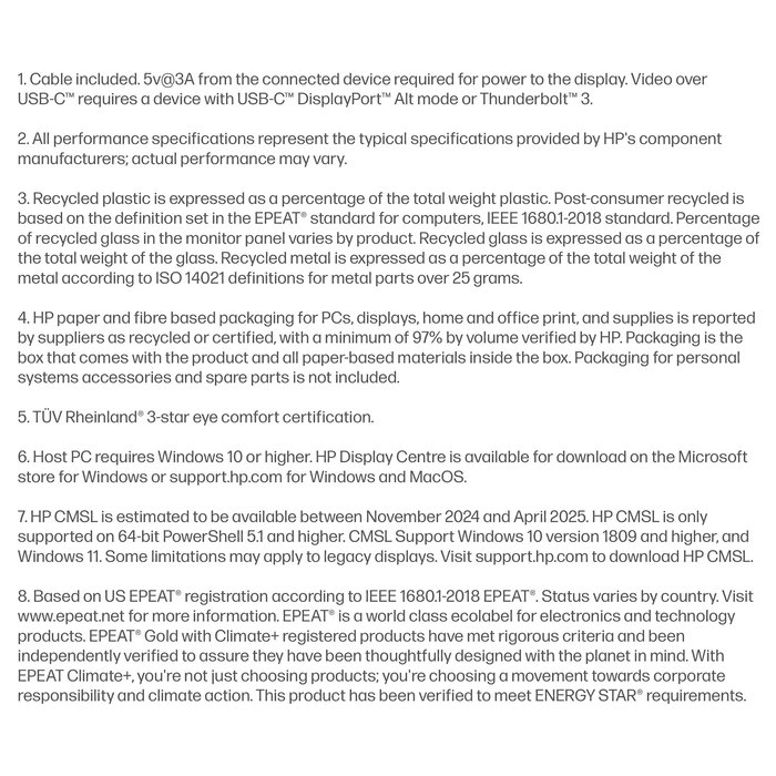 HP Monitor portátil Series 5 Pro 514pn 14" WQXGA IPS 75Hz, USB-C 65W, Borde Estrecho - Plata - (B88JWAA#ABB)