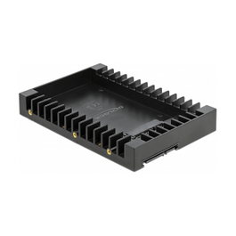DeLOCK Bastidor de instalación para unidad SATA de 2.5 pulg. en bahía de 3.5 pulg., negro
