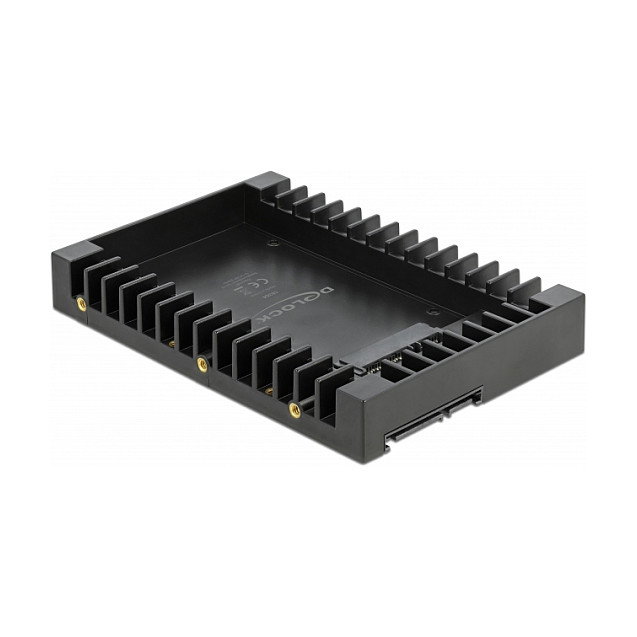 DeLOCK Bastidor de instalación para unidad SATA de 2.5 pulg. en bahía de 3.5 pulg. Negro