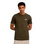 Camiseta de Manga Corta Hombre Puma Essentials 2 Color Oliva 7-8 Años