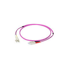 EFB Elektronik Cable de fibra óptica OM4 LC-SC 50m Violeta