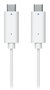 Ubiquiti AI Theta Cable de Audio de Repuesto 1 m (3.3 ft) PVC con Forro de Tela Tejido Blanco