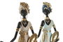 DKD Home Decor Figura de Resina Africana Surtido de 2 Unidades