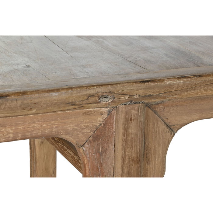 DKD Home Decor Consola de Teca Reciclada Natural 194x50x82,5 cm