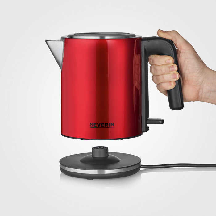 Severin WK 3427 Hervidor de Agua Rojo 1L