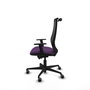 PIQUERAS Y CRESPO Silla de oficina Mardos con mecanismo Sincro/Traslack, Morado/Negro