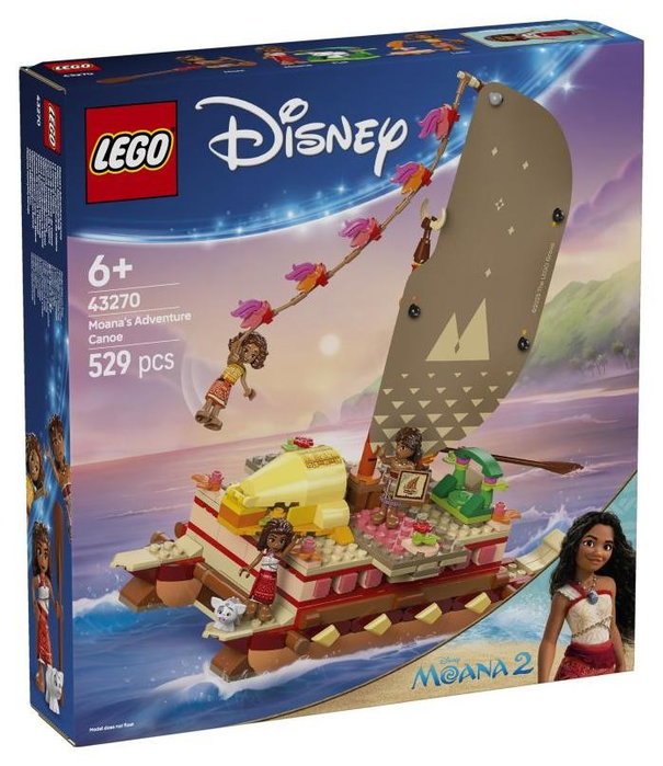 LEGO Disney Canoa de Aventuras de Vaiana 43270 LEGO Disney Canoa de Aventuras de Vaiana 43270