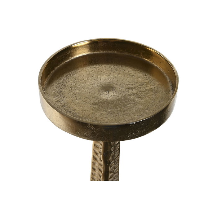 DKD Home Decor Portavelas de Aluminio Dorado 18,5x18,5x85,5 cm DKD Home Decor Portavelas de Aluminio Dorado 18,5x18,5x85,5 cm