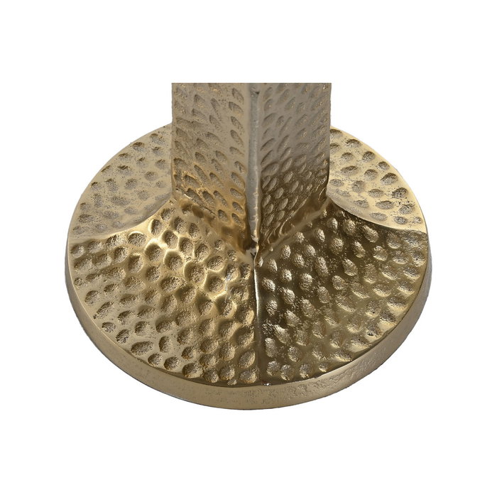 DKD Home Decor Portavelas de Aluminio Dorado 18,5x18,5x85,5 cm DKD Home Decor Portavelas de Aluminio Dorado 18,5x18,5x85,5 cm