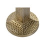 DKD Home Decor Portavelas de Aluminio Dorado 18,5x18,5x85,5 cm