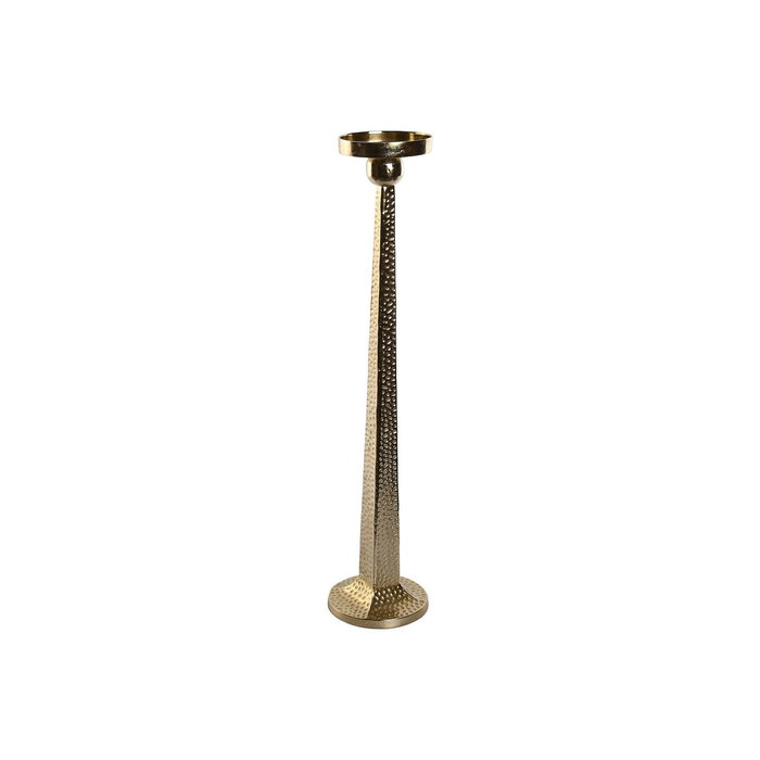 DKD Home Decor Portavelas de Aluminio Dorado 18,5x18,5x85,5 cm DKD Home Decor Portavelas de Aluminio Dorado 18,5x18,5x85,5 cm
