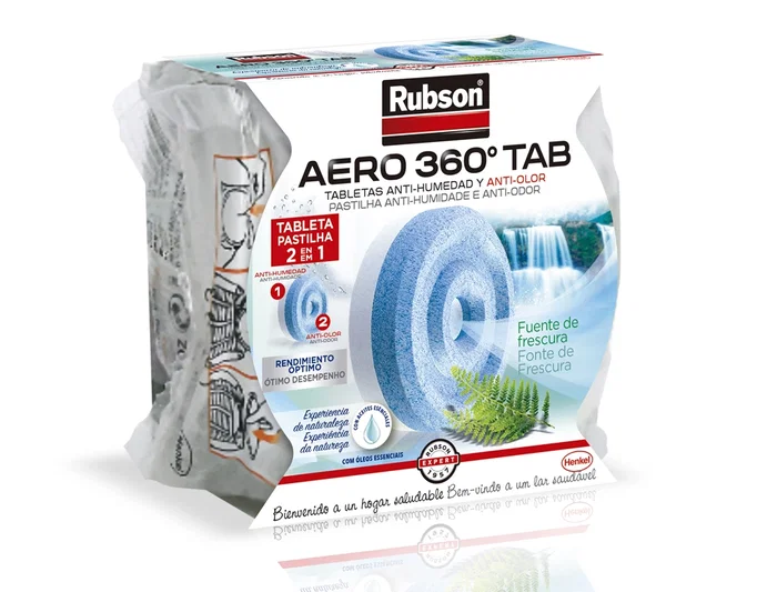 Rubson Aero 360º Recambio Pastilla Deshumidificador Aromaterapia Frescura