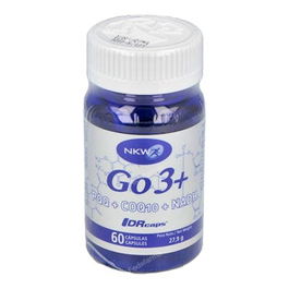 NATURE KARE WELLNESS Go3+ Mitocondrika 60 Cápsulas | Coenzima Q10, Ácido Alfa Lipoico, L-Carnosina, N-Acetil Carnitina, PQQ, Vitamina B6