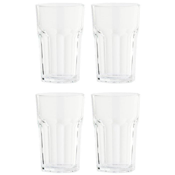 Day Juego de 4 Vasos de Vidrio para Lavavajillas, 330 ml