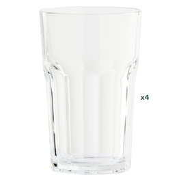 Day Juego de 4 Vasos de Vidrio para Lavavajillas, 330 ml