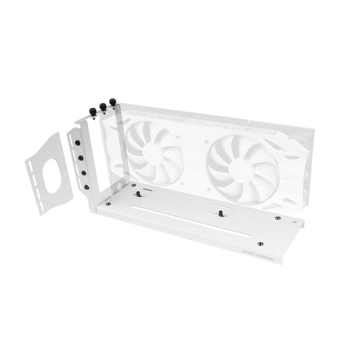 Mars Gaming MCA-GCV Soporte para Tarjeta Gráfica Blanco, Universal, 3 Slots Mars Gaming MCA-GCV Soporte para Tarjeta Gráfica Blanco, Universal, 3 Slots