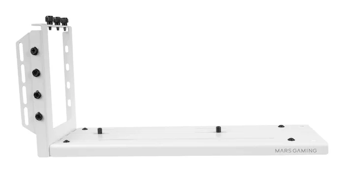 Mars Gaming MCA-GCV Soporte Vertical Universal para Tarjeta Gráfica GPU - Compatible con hasta 3 Slots, Base Magnética Antideslizante, Color Blanco