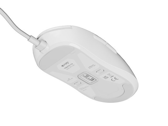 Fury Tanto T4 Mouse con Cable RGB Blanco 12000 DPI 7 Botones Programables Óptico Fury Tanto T4 Mouse con Cable RGB Blanco 12000 DPI 7 Botones Programables Óptico