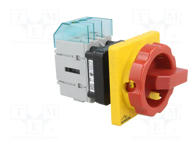 SIEMENS 3LD3154-0TK53 Interruptor de aislamiento de 3 polos, 25A, 9,5kW