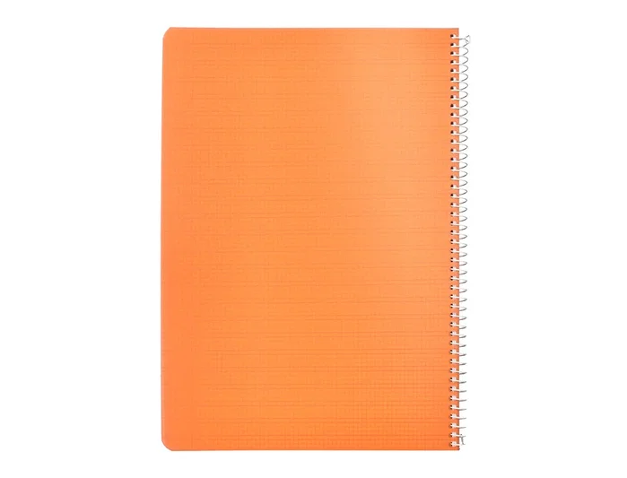 Liderpapel Cuaderno Espiral A4 Pautaguía Naranja