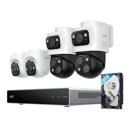 EUFY NVR Security System S4 Sistema de Seguridad Cámara IP Exterior/Interior Cableado Bala HDD 2TB