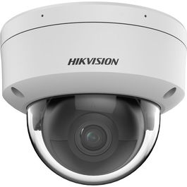 Hikvision Cámara IP Minidomo 6M AcuSense 2.8mm IR40 WDR IK10 IP67 12V/PoE con Audio, Alarma y Micrófono