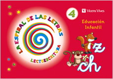 VICENS VIVES Lectoescritura 4 (Espiral de Letras) Infantil