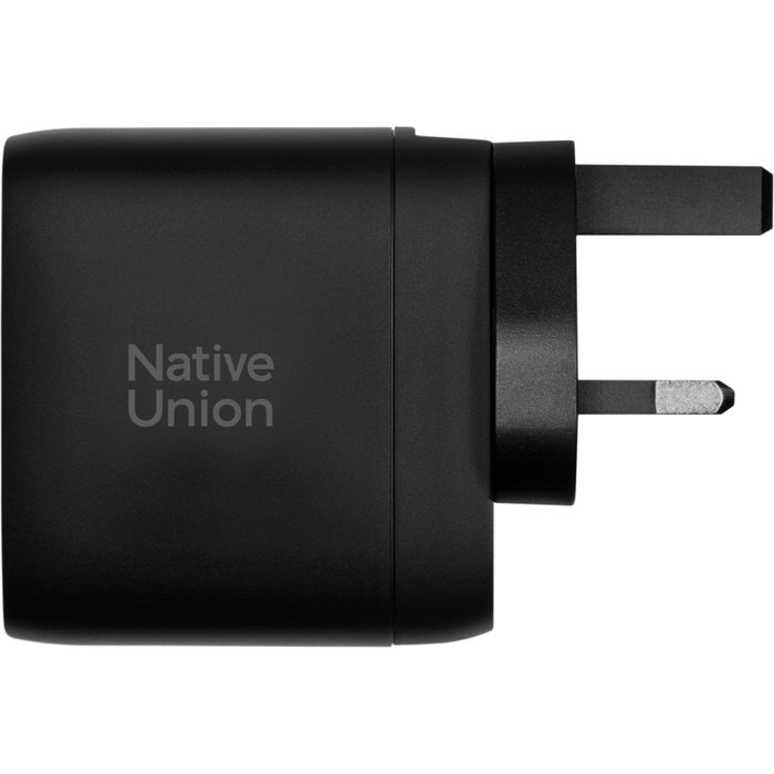 Native Union 67W USB-C PD 3-Port Fast GaN Wall Charger Black Native Union 67W USB-C PD 3-Port Fast GaN Wall Charger Black