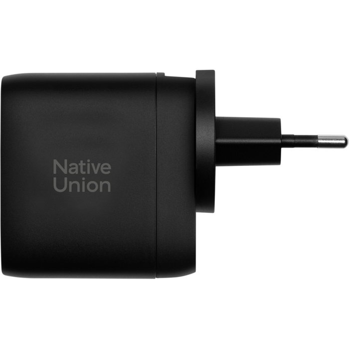 Native Union 67W USB-C PD 3-Port Fast GaN Wall Charger Black Native Union 67W USB-C PD 3-Port Fast GaN Wall Charger Black
