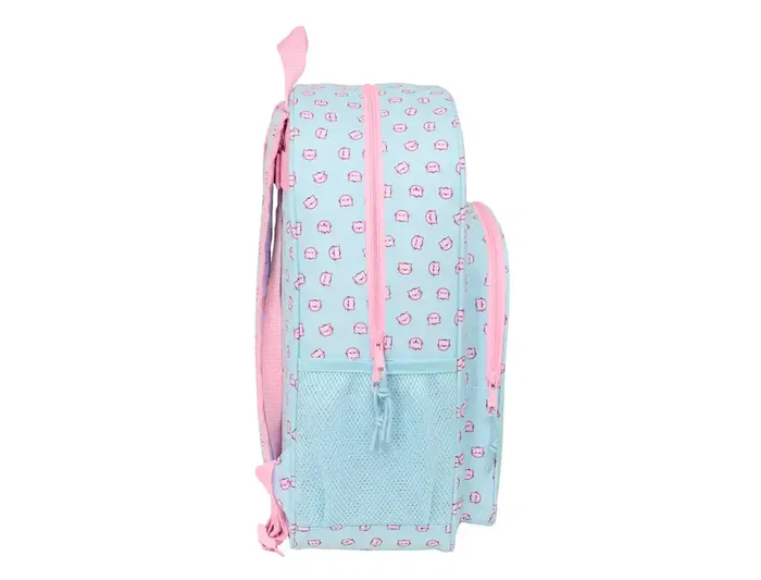 Mochila Pembe The pink cat Multicolor 33 x 42 x 14 cm