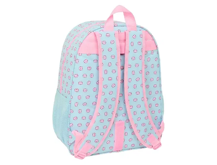 Mochila Pembe The pink cat Multicolor 33 x 42 x 14 cm