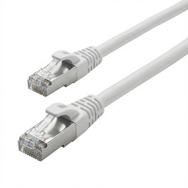 Sharkoon Patchkabel SFTP RJ-45 mit Cat.7a Rohkabel wei. 10 Meter