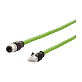 METZ CONNECT 142M4D15010 Cable de red M12 a RJ-45 Cat5e 1m