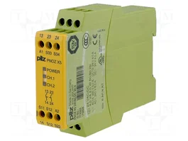 PILZ PNOZ X5 Módulo de automatización Relé de seguridad 24VAC/24VDC