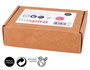 Innspiro Kit 4 Sellos Madera y 1 Tinta Rosa Boda Anuncio y Confirmación