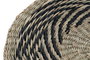 DKD Home Decor Individual Balines Natural Negro 38 x 38 x 1 cm