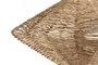 DKD Home Decor Pantalla decorativa Mediterráneo, concha de yute y metal, 40 cm x 20 cm x 40 cm, 2 unidades, color natural