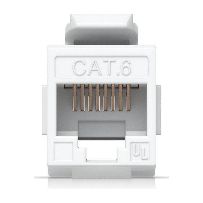 Ubiquiti Acoplador Keystone Cat6, Conector Ethernet para Cables Pre-terminados, Paquete de 12