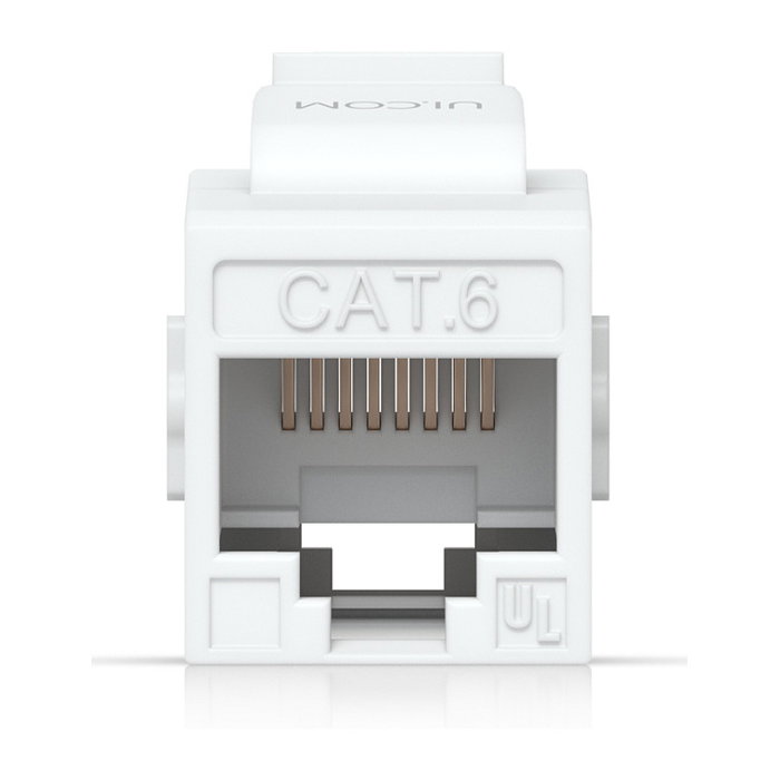 Ubiquiti Acoplador Keystone Cat6, Conector Ethernet para Cables Pre-terminados, Paquete de 12