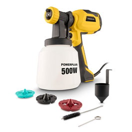 Powerplus Pistola de pintura HVLP 500 W 1400 ml