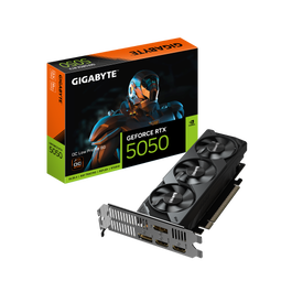 Gigabyte Tarjeta Gráfica GeForce RTX 5050 OC 8GB GDDR6 Bajo Perfil (GV-N5050OC-8GL)