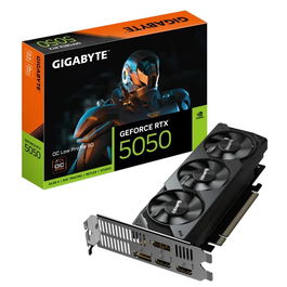 Gigabyte GeForce RTX 5050 OC LP 8GB GDDR6 Tarjeta Gráfica GV-N5050OC-8GL - Perfil Bajo, 4 Pantallas, PCIe 5.0