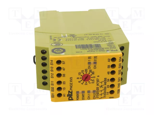 PILZ PNOZ XV3 Módulo de automatización relé de seguridad 24VDC