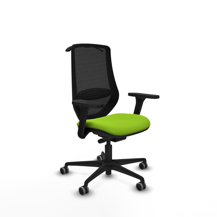 PIQUERAS Y CRESPO Silla de oficina Mardos Sincro/Traslack Pistacho y Negro PIQUERAS Y CRESPO Silla de oficina Mardos Sincro/Traslack Pistacho y Negro