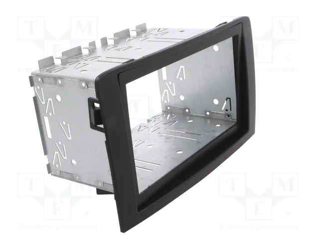 PER.PIC. Bastidor de montaje de radio 2 DIN Negro para Fiat y Lancia
