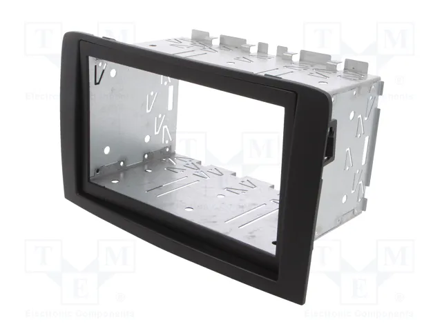 PER.PIC. Bastidor de montaje de radio 2 DIN Negro para Fiat y Lancia