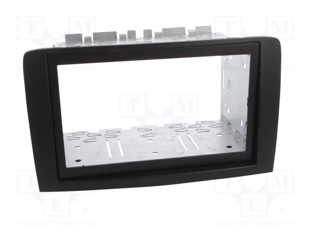 PER.PIC. Bastidor de montaje de radio 2 DIN Negro para Fiat y Lancia