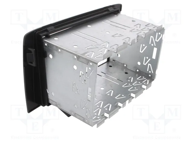 PER.PIC. Bastidor de montaje de radio 2 DIN Negro para Fiat y Lancia